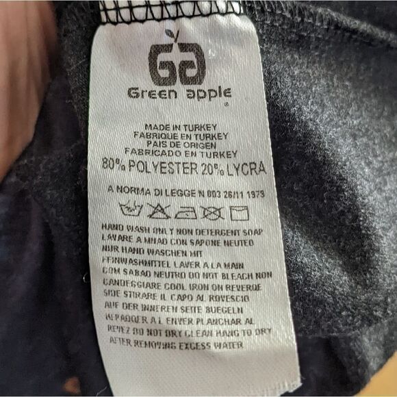 Green apple royal core barocco gold and blue grey shirt Small @B5 - Picture 4 of 8